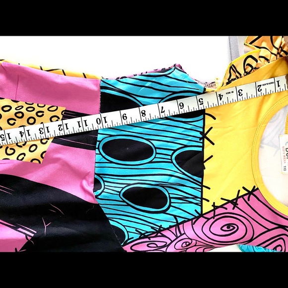 Nightmare Before Christmas Sally Kids’ Halloween Costume 6T - 7T - Picture 4 of 5